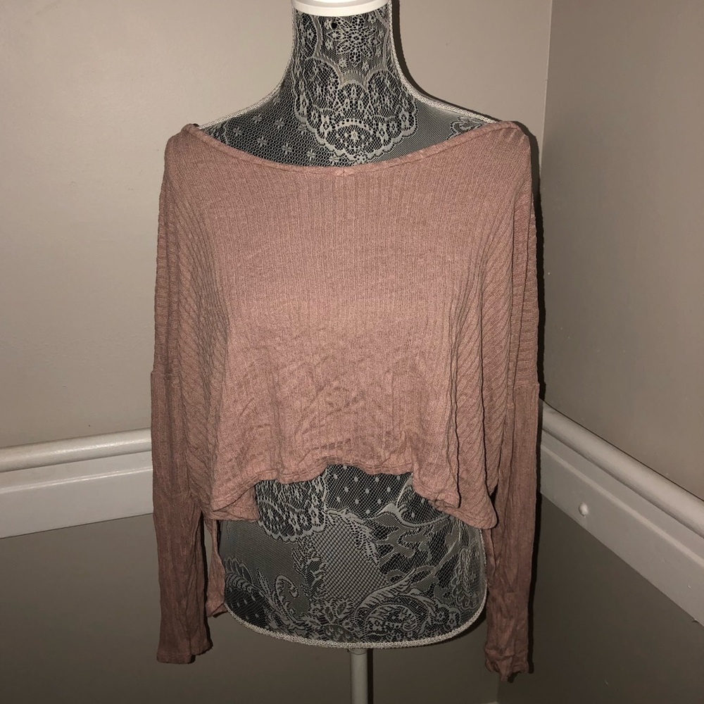 Pink Long Sleeve Top